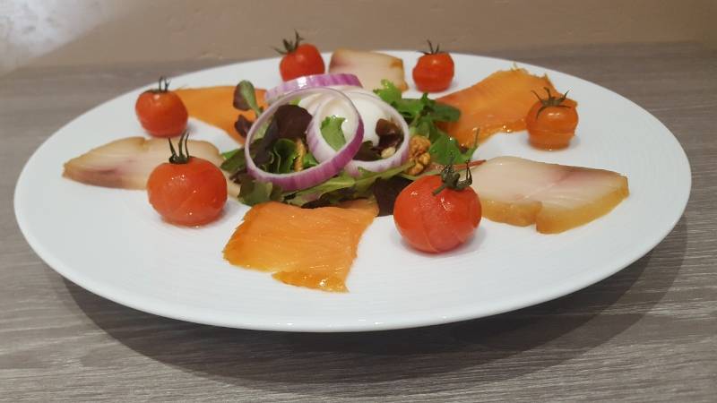 Poisson fumé esturgeon